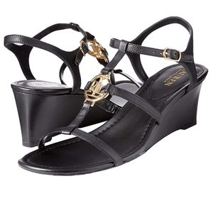 NWOB Lauren Ralph Lauren Elina Wedge Sandals